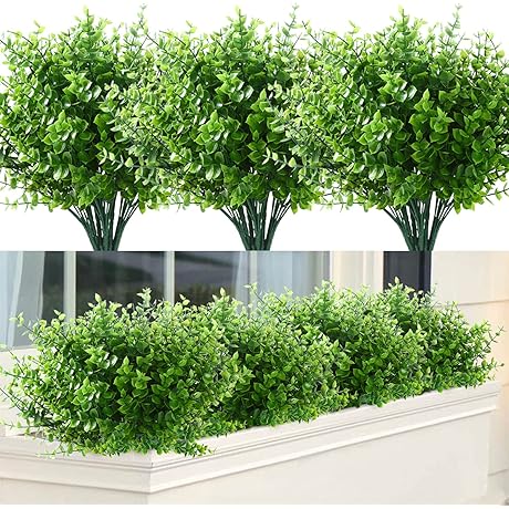 GREENRAIN Faux Window Box Flowers