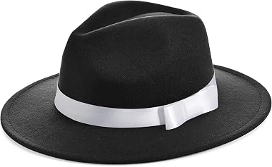 BABEYOND 1920s Gatsby Panama Fedora Hat 