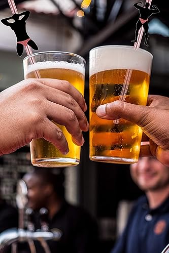 Miniatura 3 de Pajitas para decoración de despedida de soltera, paquete de 24 pajitas de bailarín, confeti, para despedida de soltera