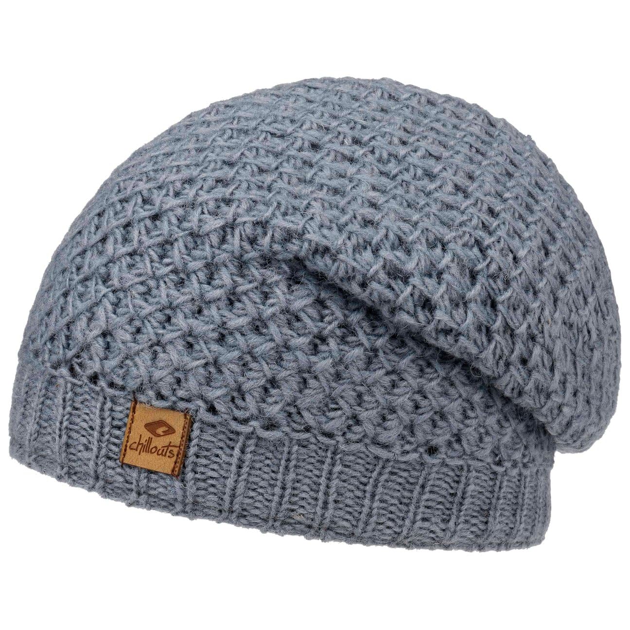 CHILLOUTS Nele Oversize Beanie Oversized Knit hat Men´s (One Size - Blue)