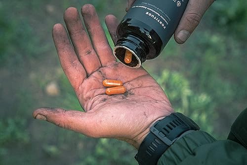 Miniatura 5 de To The Woods Fortitude - Soporte multivitamínico completo para hombres, 20 frutas y verduras crudas orgánicas, 24 vitaminas y minerales esenciales,