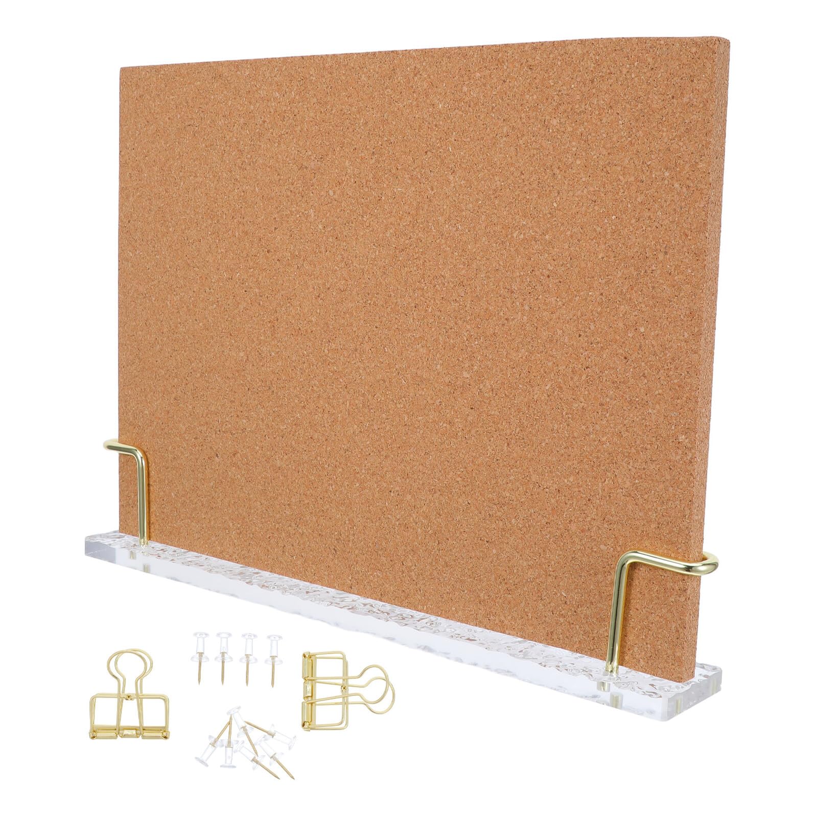 Tableau en liège avec support acrylique transparent pour panneau d'affichage de notes - 8
