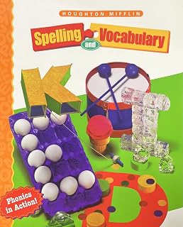 Houghton Mifflin Spelling Vocabulary Student