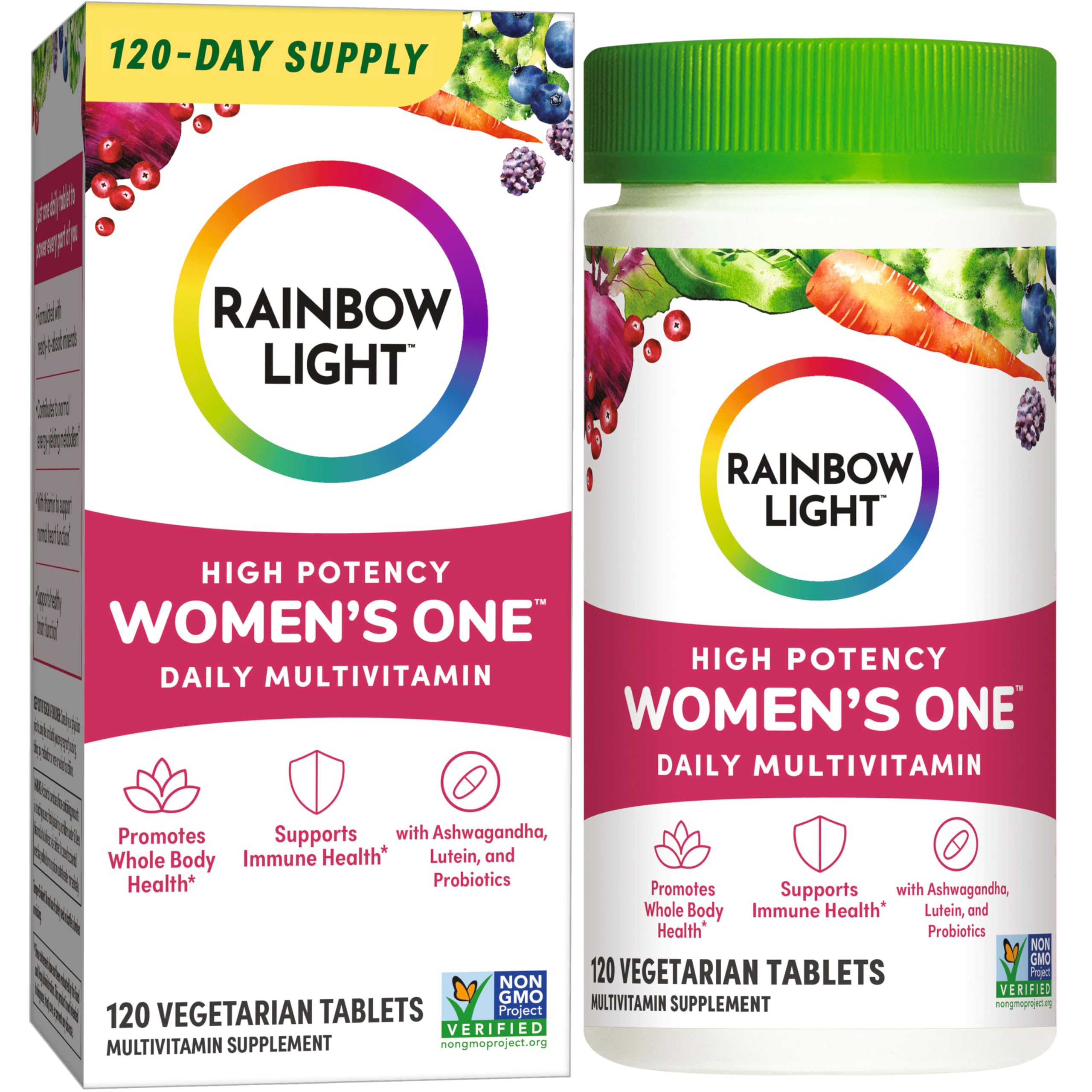 Rainbow Light Multivitamin Womens One, Powder, 120 Count