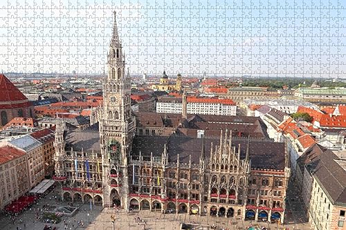 Miniatura 7 de Chicago Night Illinois USA Rompecabezas para adultos 1000 piezas de madera regalo de viaje recuerdo