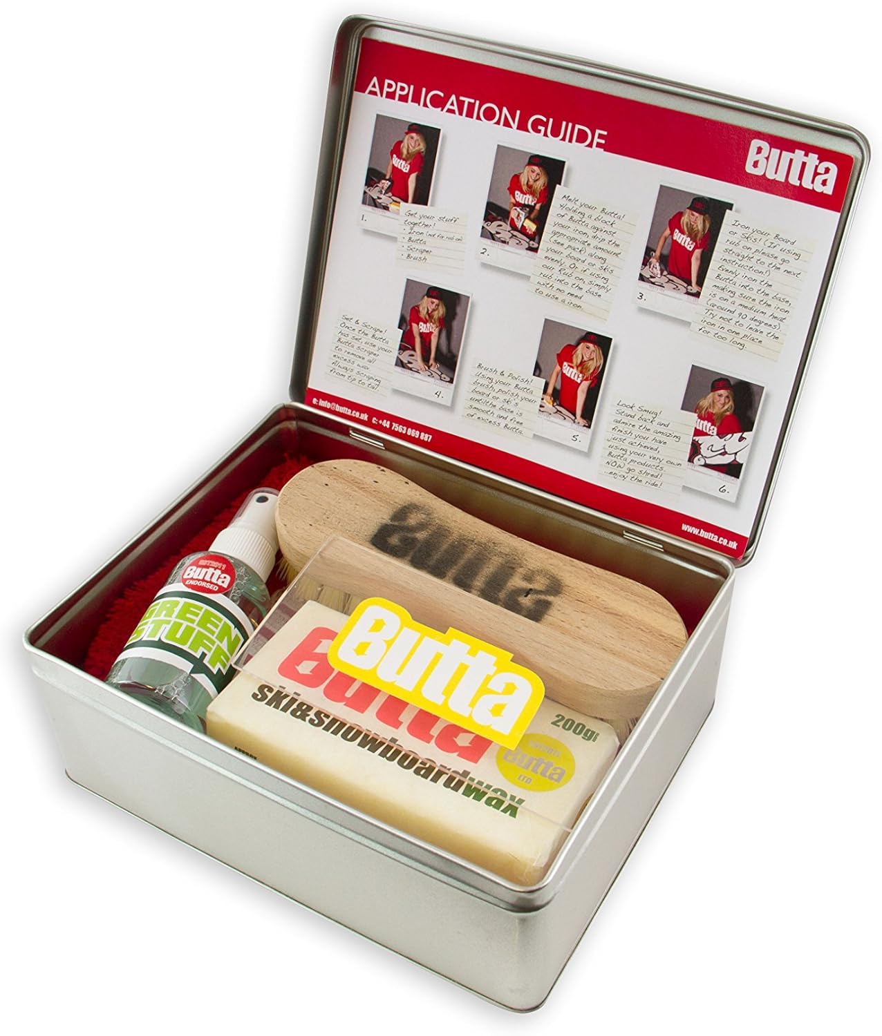 Amazon Butta Wax サービスキット スキー スノーボード シルバー Butta ワックス・スクレーパー