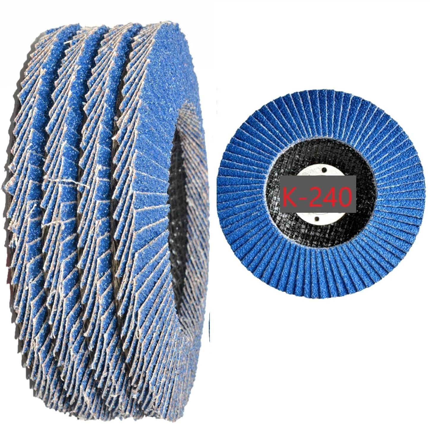 Woltersberger® Fächerscheiben | 125mm | Korn 60 | 10 Stück | Braun