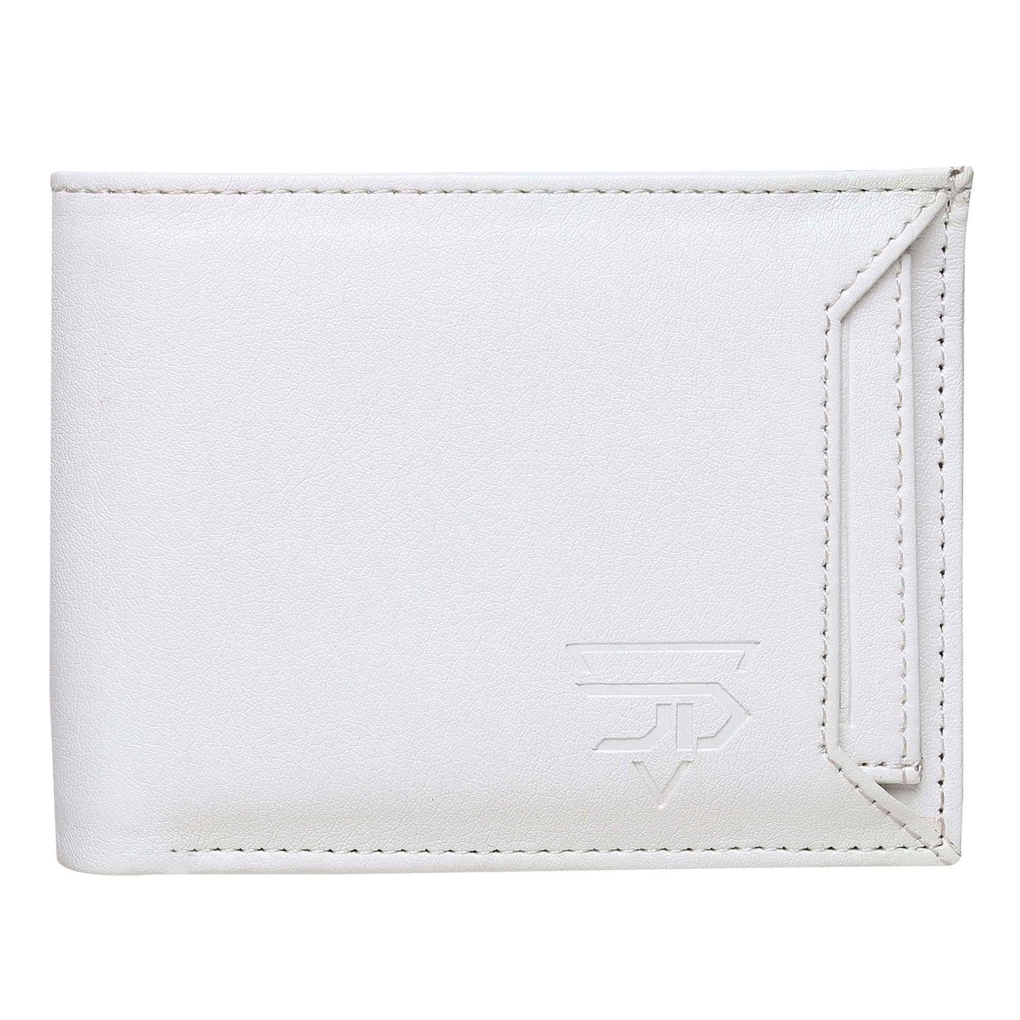jnd Men's RFID Protected Black Faux Leather Wallet for Men | Mild ATM Wallet – Sleek Rexine Design, Multiple Card Slots, ID Window, Durable and Stylish – Perfect Everyday Accessory (White)-picture-27
