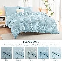 Vista 219 de HYMOKEGE - Juego de edredón tamaño king, color negro y rojo, de sirsaca, de 7 piezas, para todas las estaciones, en una bolsa, para dormitorio