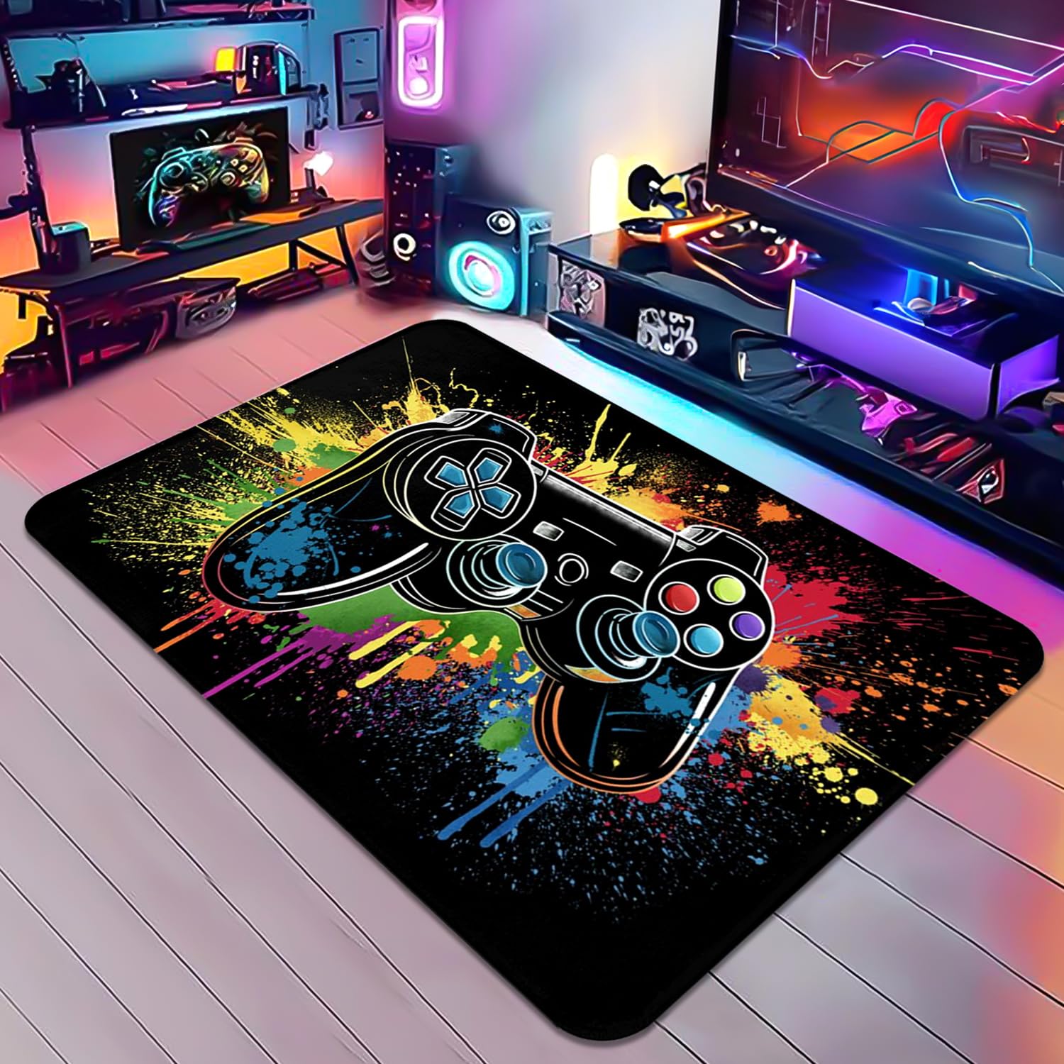 Alfombra de juegos antideslizante Perfect Kicks para evitar resbalones en el salón 1