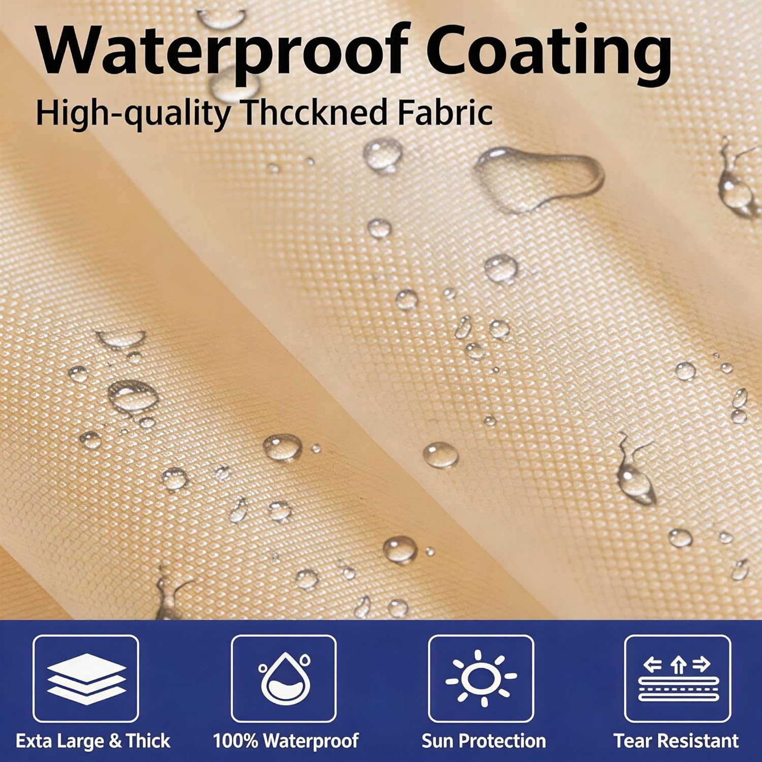 Waterproof Balcony Privacy Screen Cover - Fence Covering, Polyester Fabric for Apartment Railing,Outdoor Patio, Deck, Porch(Yellow,L x H: 100 x 200 Centimeter)