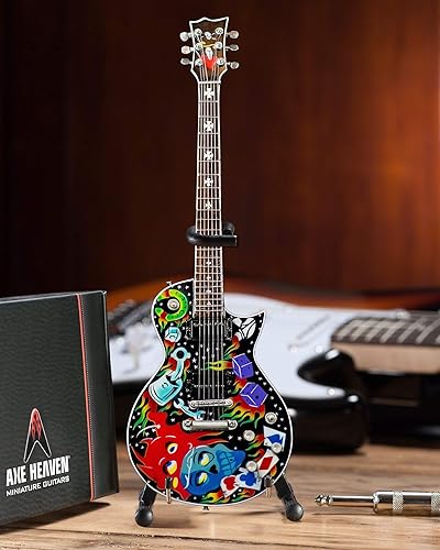 Miniatura 4 de Fan Merch Tienda personalizada Kustom Kulture Réplica de guitarra miniatura coleccionable
