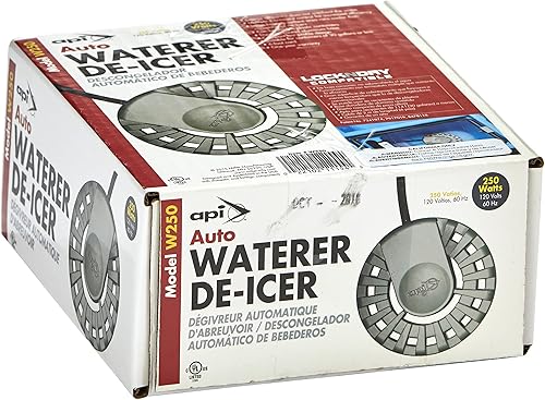 Miniatura 3 de API Descongelador automático  Tanque de stock y descongelador de agua  Suministros de riego para ganado, granja, rancho y mascota (250 vatios, 1,