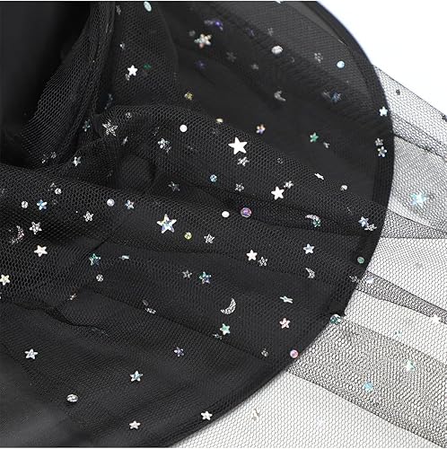 Miniatura 5 de Century Star Sombreros de bruja para mujer, sombreros de Halloween con velo para adultos, accesorios de disfraz de bruja para fiestas