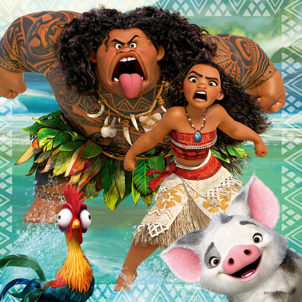 Ravensburger Disney Moana Voyage Jigsaw Puzzle for Kids | 49 Unique Pieces | Precision-Crafted Educational and Fun | Ideal for Age 3+