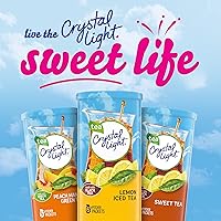 Vista 9 de Crystal Light Mezcla de bebida en polvo de té helado de limón , lata de 1.4 oz, 12