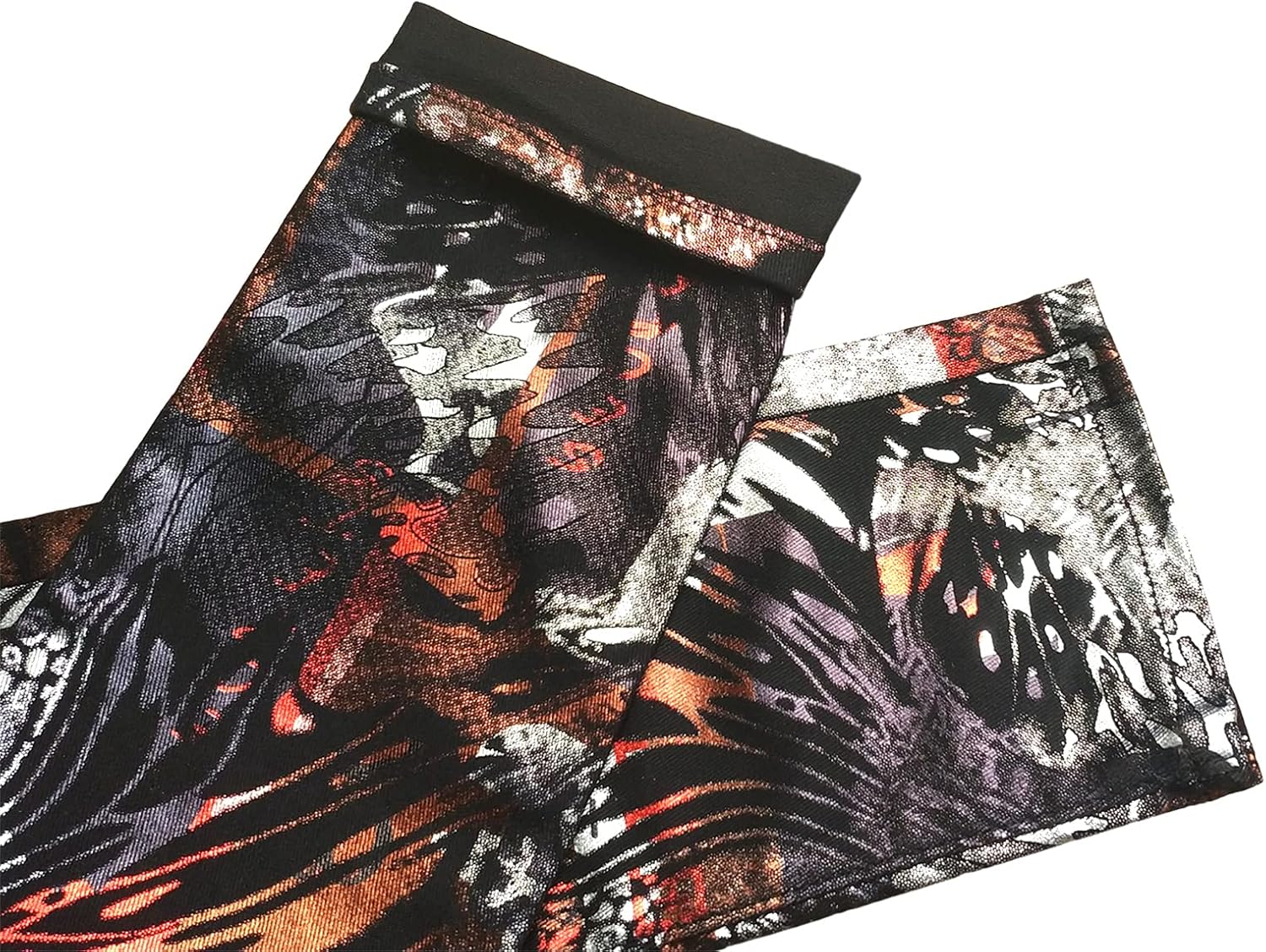 Enrica Men's Casual Printed Jeans Skinny Denim Pants - Image 7