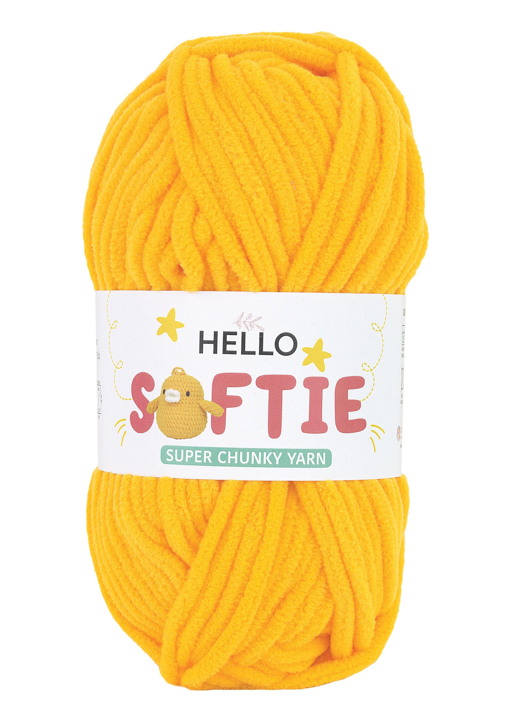 Hello Softie Blanket Yarn 100g - Banana Yellow