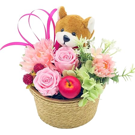 Amazon 花 誕生日プレゼント プレゼント 女性 花ギフト プリザーブドフラワー フラワーアレンジメント 柴犬 アレンジ プリザーブドフラワー オンライン通販 Amazon 花 誕生日プレゼント プレゼント 女性 花ギフト プリザーブドフラワー フラワーアレンジメント 柴犬 アレンジ プリザーブドフラワー オンライン通販