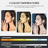 Vista 3 de STARTRC Luz de relleno magnética para DJI Osmo Pocket 3 Creator Combo, soporte magnético compatible con DJI Pocket 3/Osmo Mobile 7P/7/6 Accesorios