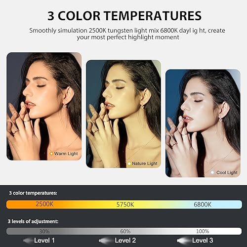 Miniatura 2 de STARTRC Osmo - Luz de relleno para DJI Pocket 3 Creator Combo, luz de relleno magnética compatible con DJI Pocket 3Pocket 2Pocket 1 Action Camera