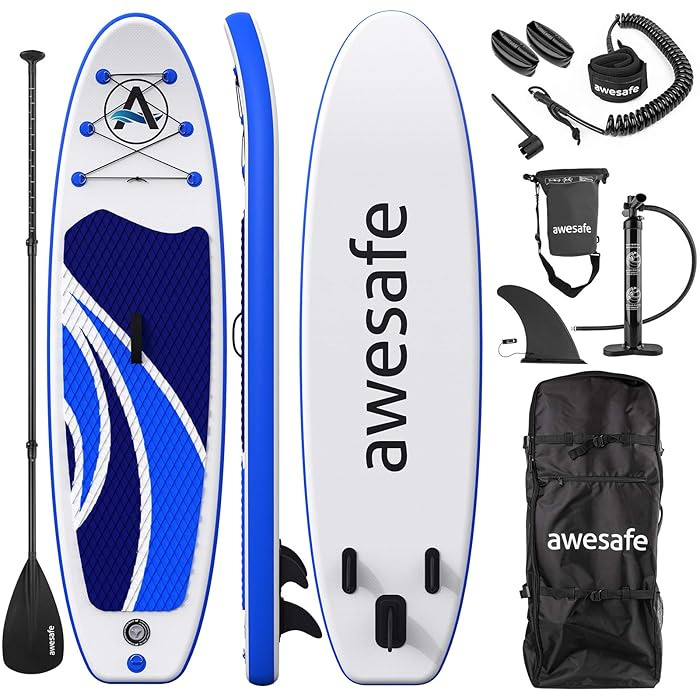 Buy awesafe Inflatable Stand Up Paddle Board with Premium SUP/ISUP Accessories Including