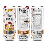 Vista 3 de CELSIUS Sparkling Fantasy Vibe, bebida energética esencial funcional, 12 onzas líquidas (paquete de 12)