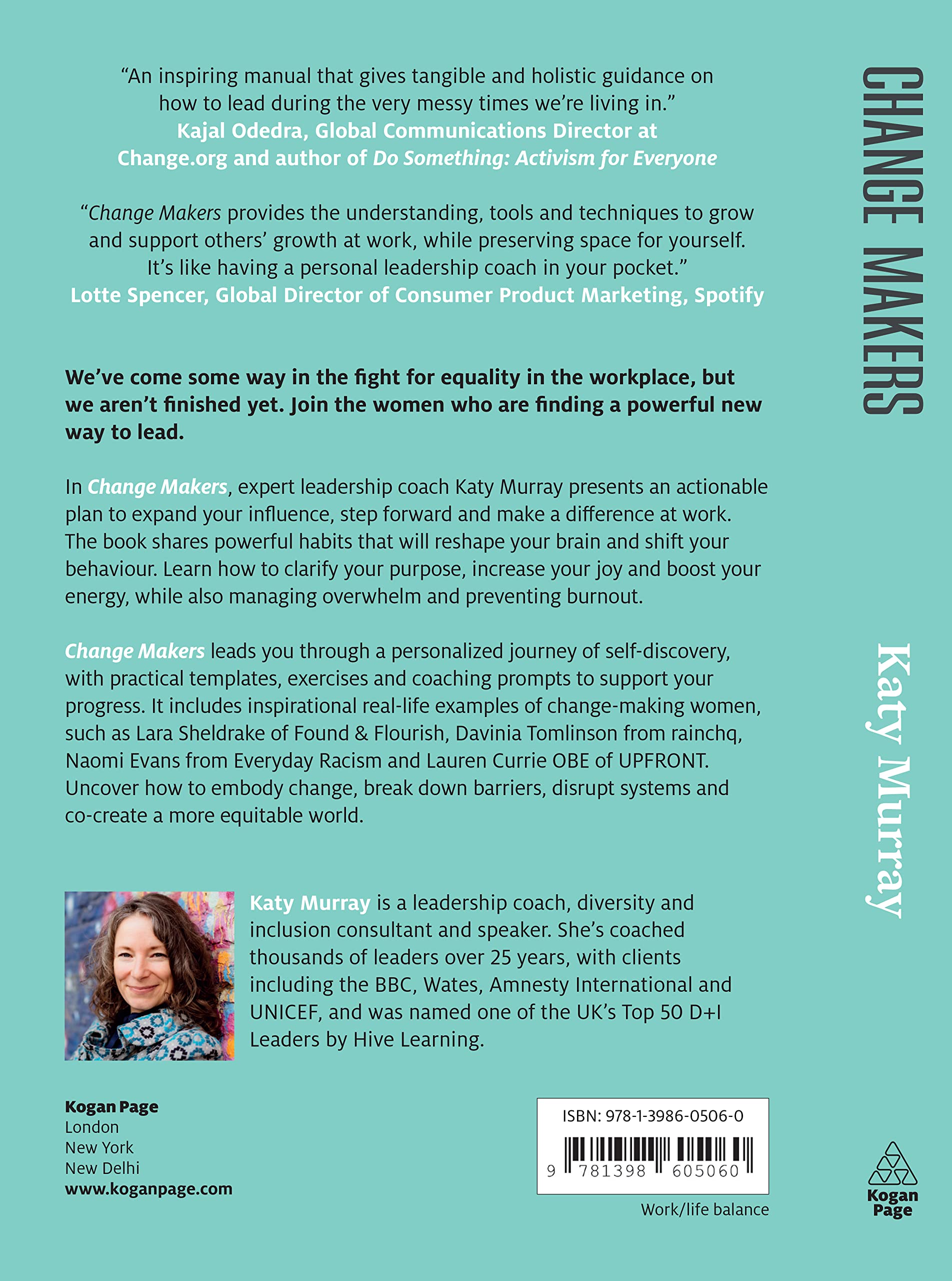 Change Makers: A Woman's Guide to Stepping Up Without Burning Out at Work:  Amazon.co.uk: Murray, Katy: 9781398605060: Books