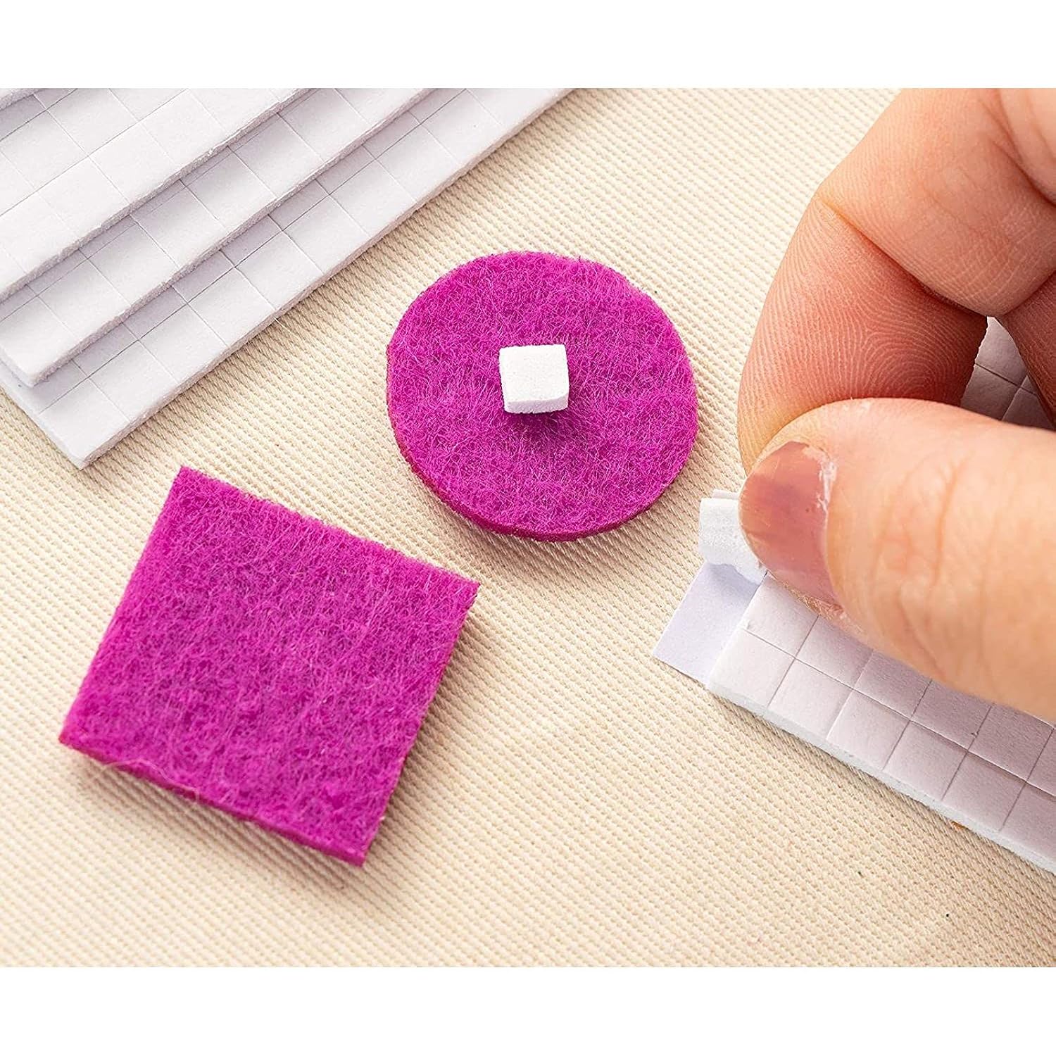 Juvale Self Adhesive 3D Mounting Squares (0.2 in, 12-Pack, 5700 Pieces)