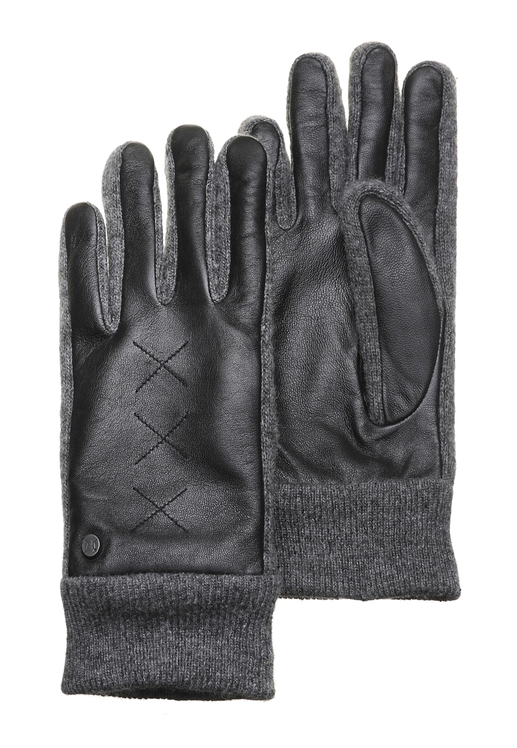 PEARLWOOD Damen Handschuh Smilla aus Schafleder-Textil Mix mit Touch-Funktion