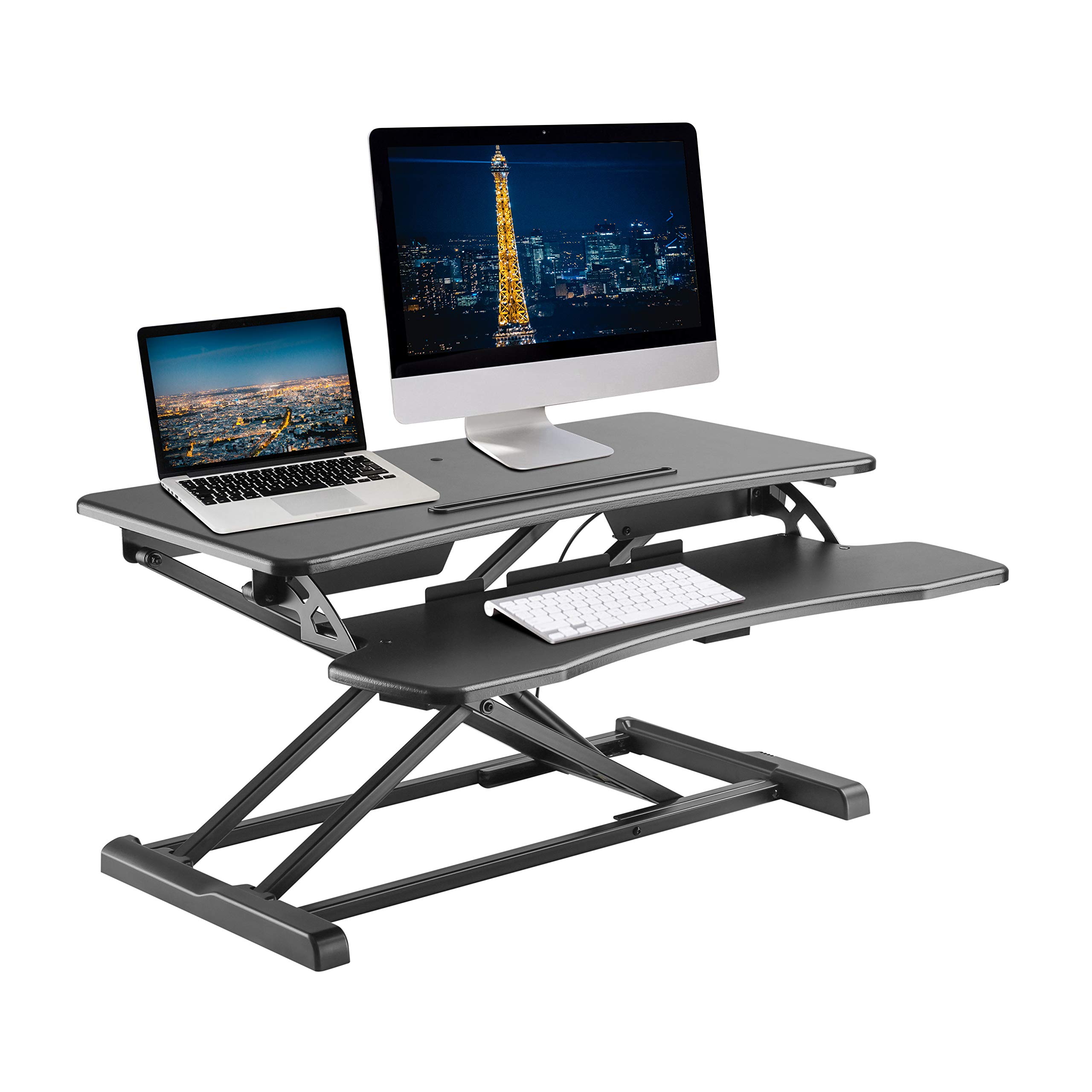 Buy TechOrbits RiseX Light Standing Desk Converter Height Adjustable