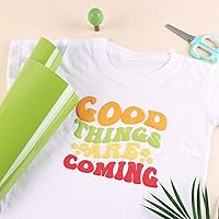 Vista 6 de Tintnut Vinilo de Transferencia de Calor Inflable - Rollo de Vinilo de Transferencia de Calor (HTV) Inflable 3D Verde Oliva Pálido de 10 pulgadas x