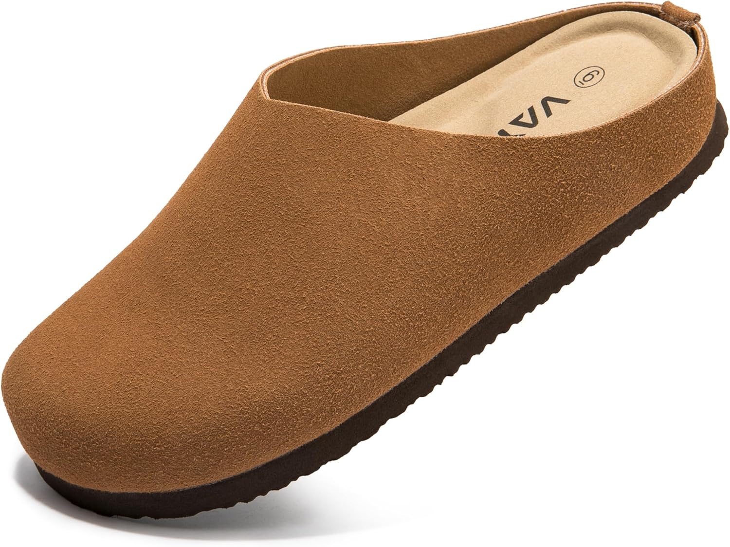 Women's Solid Color Clog Slip-On Shoes - Classic Minimalist Mules, Comfortable All-...