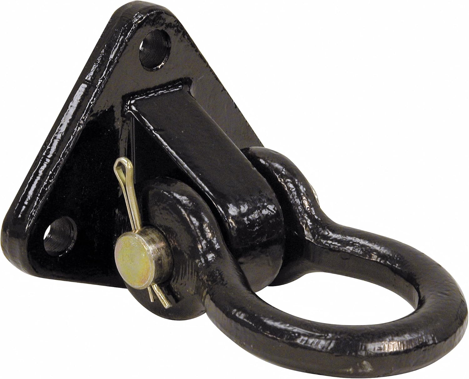 Buyers Products B0681 Towing Shackle Bracket, Heavy Duty Recovery Shackle for Straight Line Towing up to 18,000 lbs, Drop Forged Steel, Bolt On Mount, Black Powder Coated Corrosion Resistant Finish