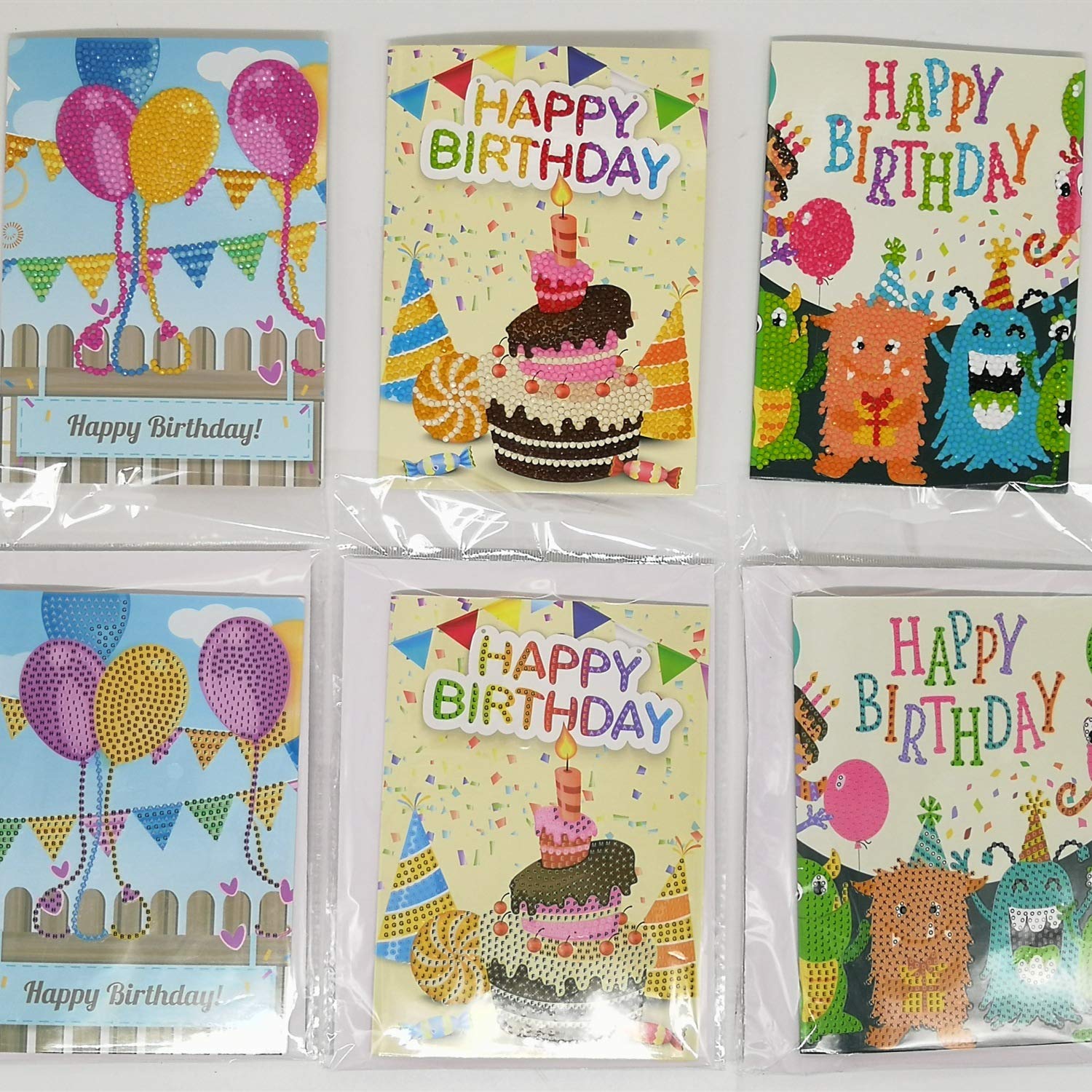 Kit De 30 Calcomanías De Pintura De Diamantes 5D Juego De Pintura Tematica De Corazon De