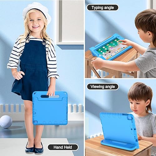 Miniatura 8 de BMOUO -Funda de niños para iPad de 9,7 pulgadas 2017. KCC089, Azul