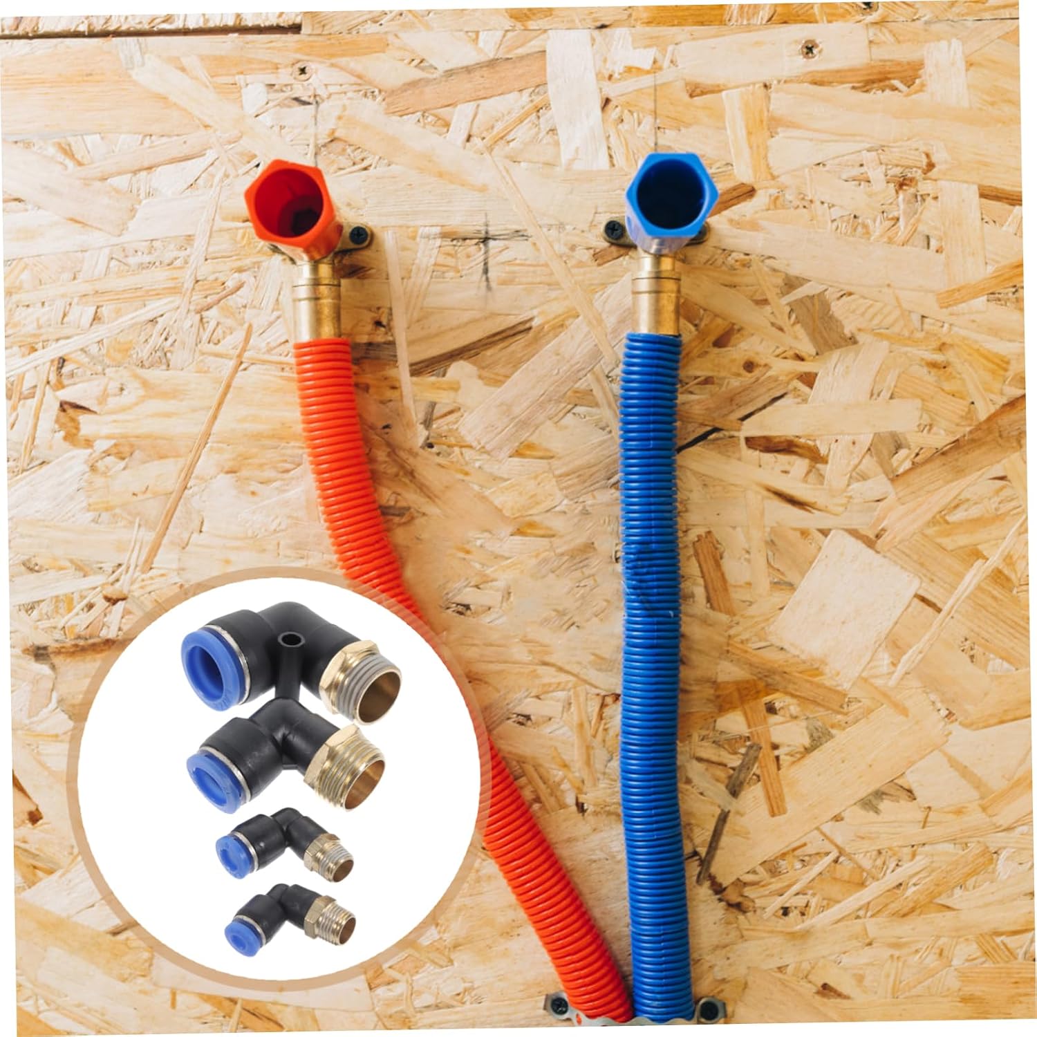 Ciieeo 1Set Air Hose Fitting Quick Connect Couplers for Pneumatic Systems Easy Installation for Air Compressor Accessories