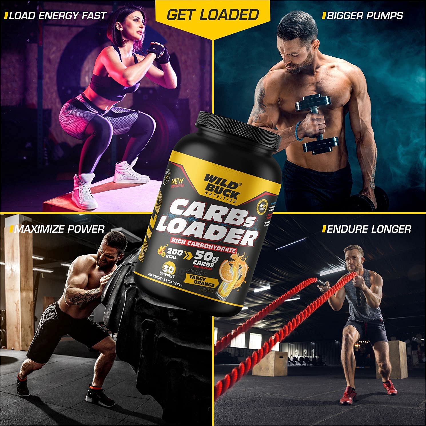 Buy Now Wild Buck Carbs Loader Superfuel | Pure Carbohydrates | Mass...