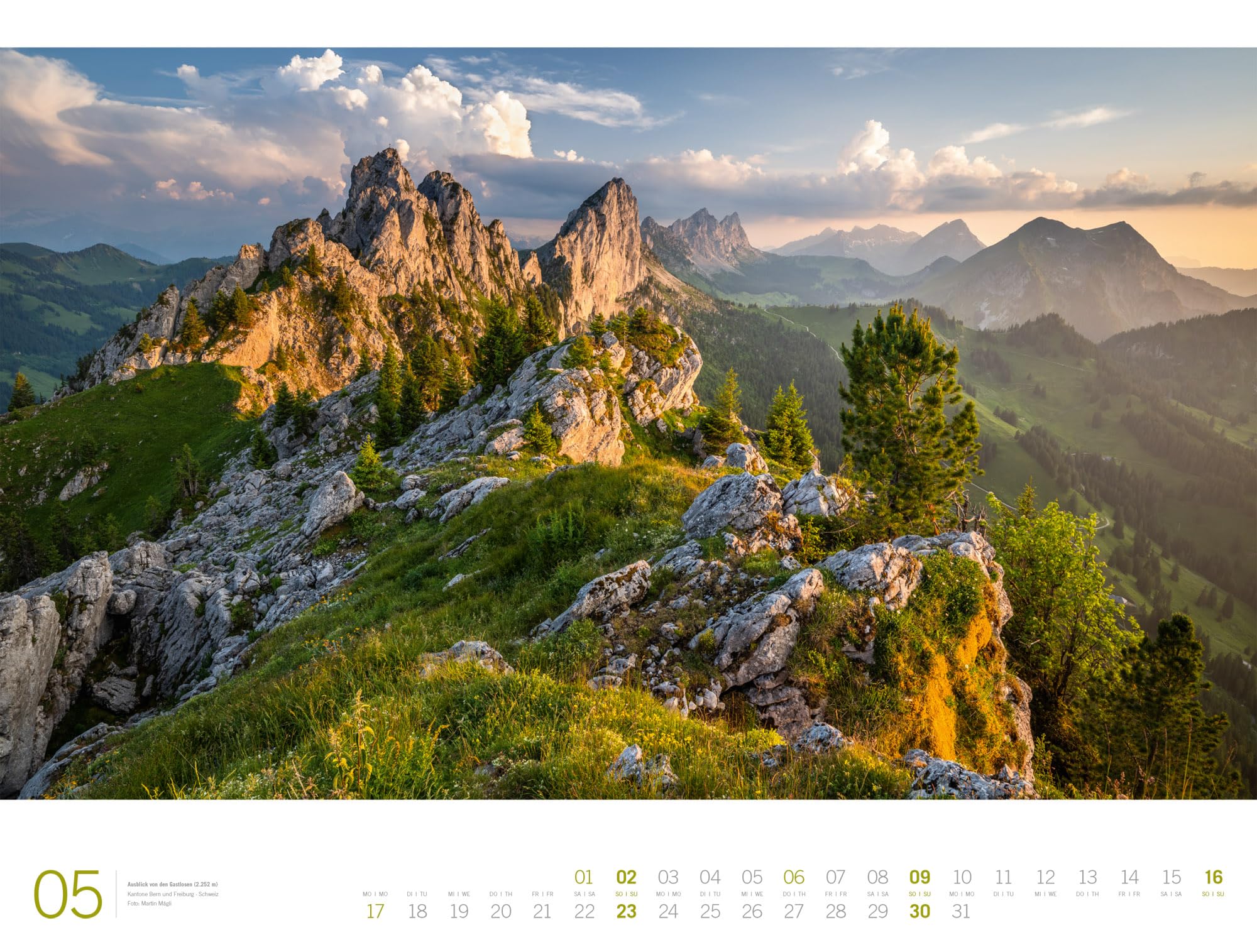 Alpen Gallery Kalender 2027: Bildstarker Berge-Kalender im großen Querformat (66x50 cm) | Berge und Natur im Großformat