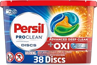 Persil Discs Laundry Detergent Pacs, Oxi, 38 Count