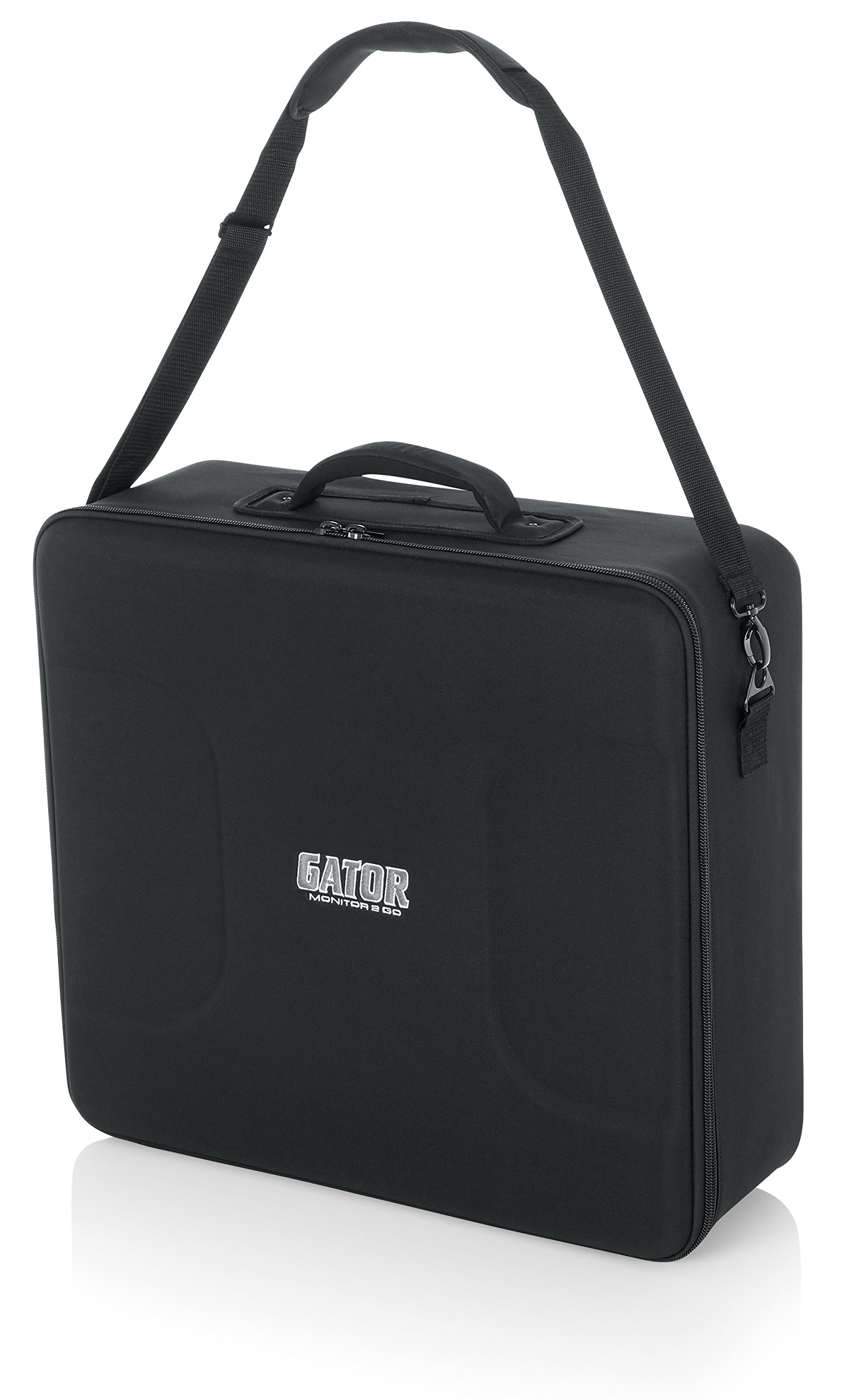 Gator Cases Estuche Ligero para Monitores de Pantalla Plana con Almacenamiento de Cables y Correa de Hombro Removible (G-MONITOR2-GO22)