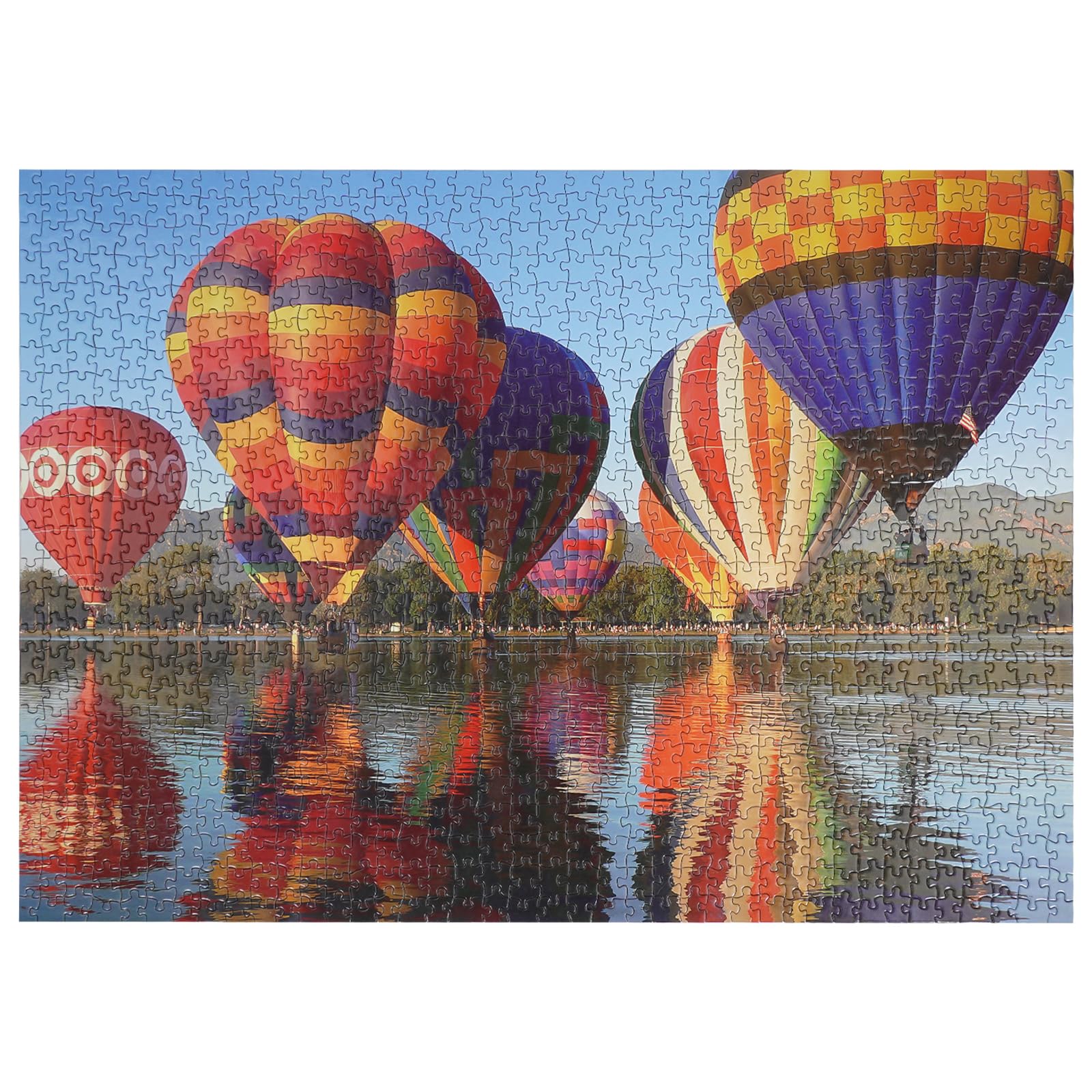 Color hot air Balloon Jigsaw Puzzles 1000 Pieces for Adults, Color, Impossible Difficult Challenge Puzzle, Puzzle 1000 Pieces