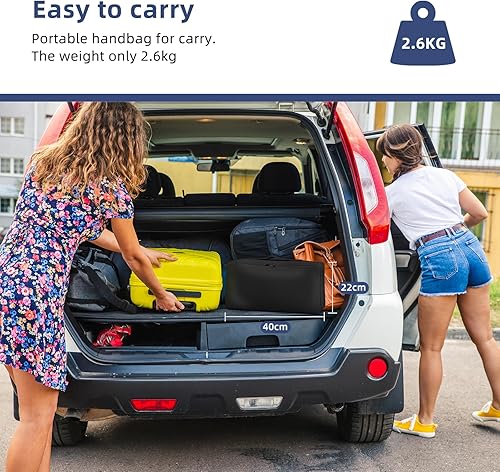 Miniatura 6 de Pantalla de proyector para exteriores, pantalla de proyector Vamvo con soporte, pantalla de proyector plegable portátil de 120 pulgadas, pantalla de