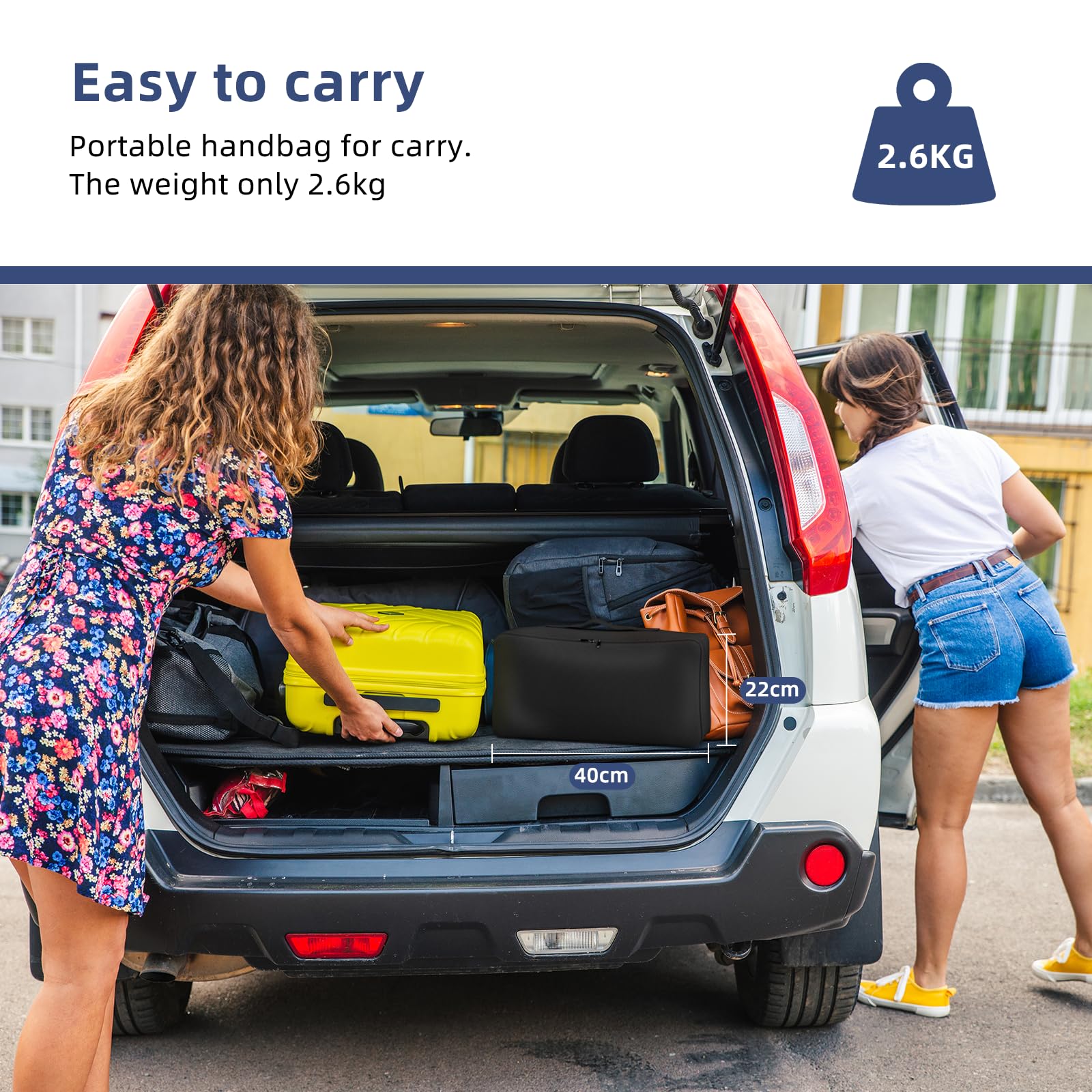 Vamvo Projektor-Leinwand 100 Zoll Mit Ständer - Tragbare Kino-Leinwand Für Garten & Heimkino