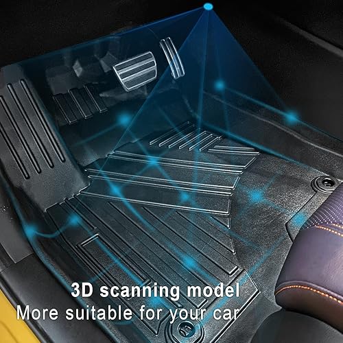 Miniatura 5 de Jdeymat Alfombrillas de coche y forro de maletero de carga compatibles con Honda HR-V 2023 para todo tipo de clima, juego completo de alfombrillas