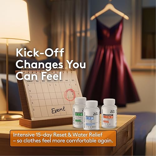 Miniatura 2 de Paquete de 3 unidades de limpieza desintoxicante | Limpiador de colon + pastillas para pérdida de agua con diente de león + desintoxicación de