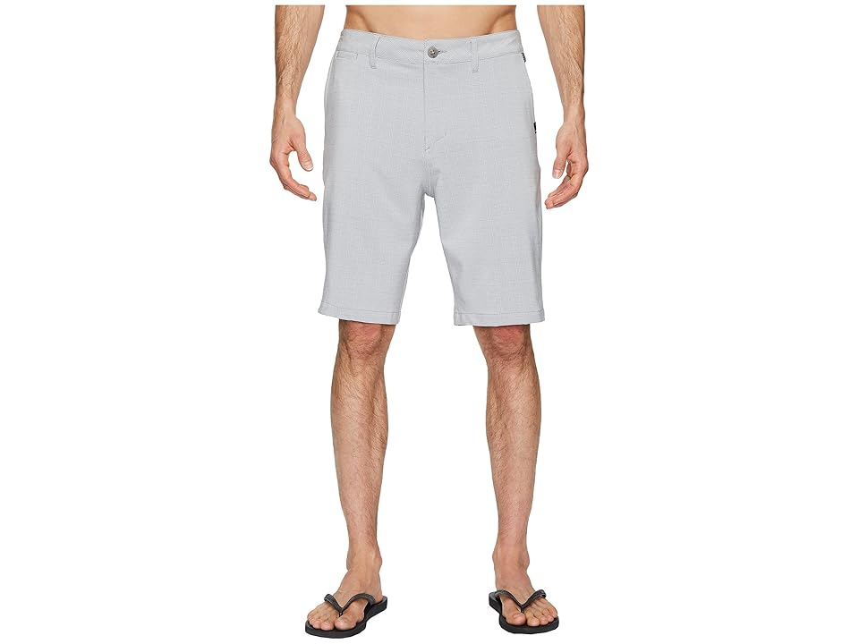 

Quiksilver Union Plaid Amphibian 21 Walkshorts (Sleet) Men's Shorts