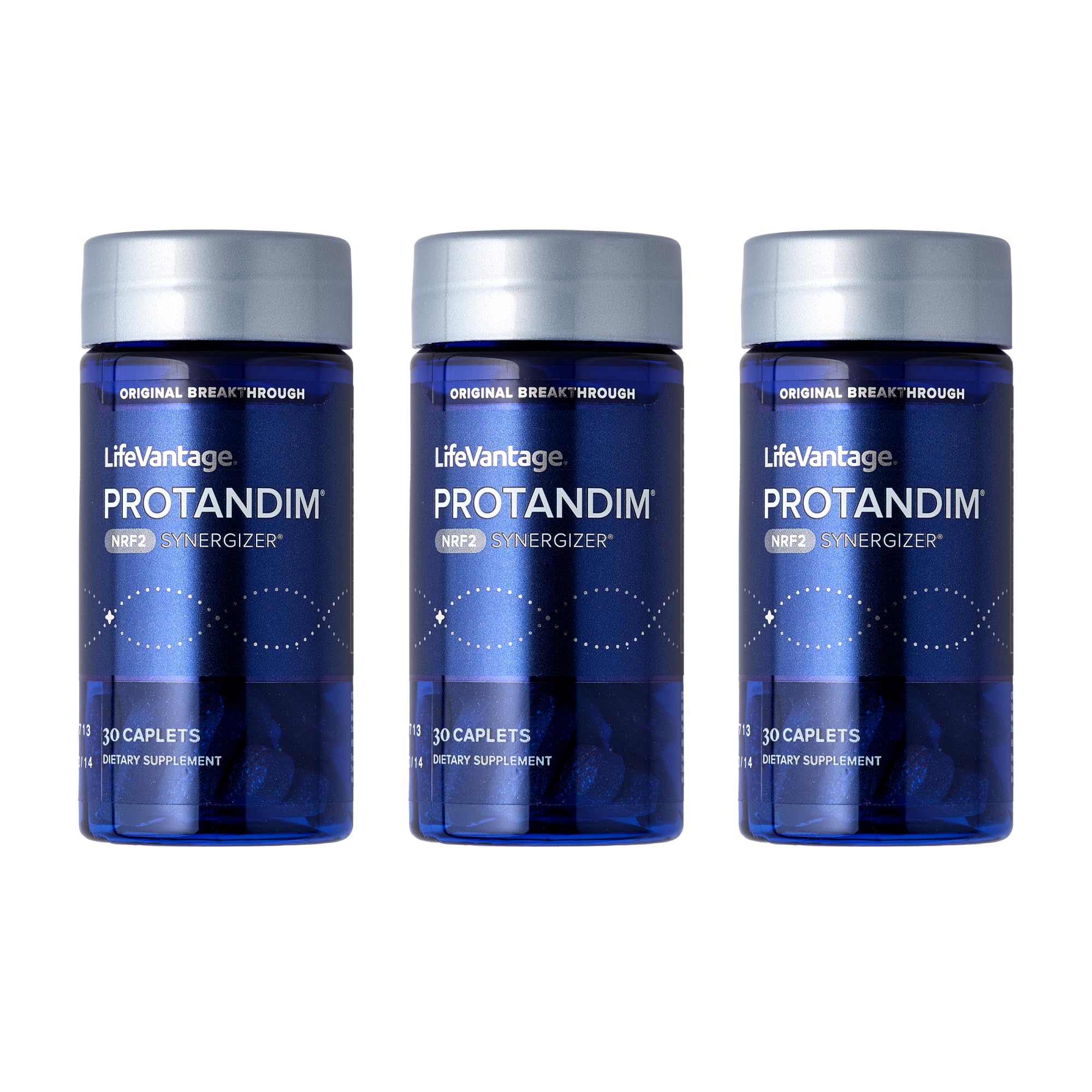 Protandim Nrf2 Synergizer 90 Caps (3 Bottles) Nrf2 Activator, Healthy Aging Supplement, Antioxidants Fight Oxidative Stress, 5 Herb Blend, Supports Cellular Health, Ashwagandha, Turmeric, Milk Thistle