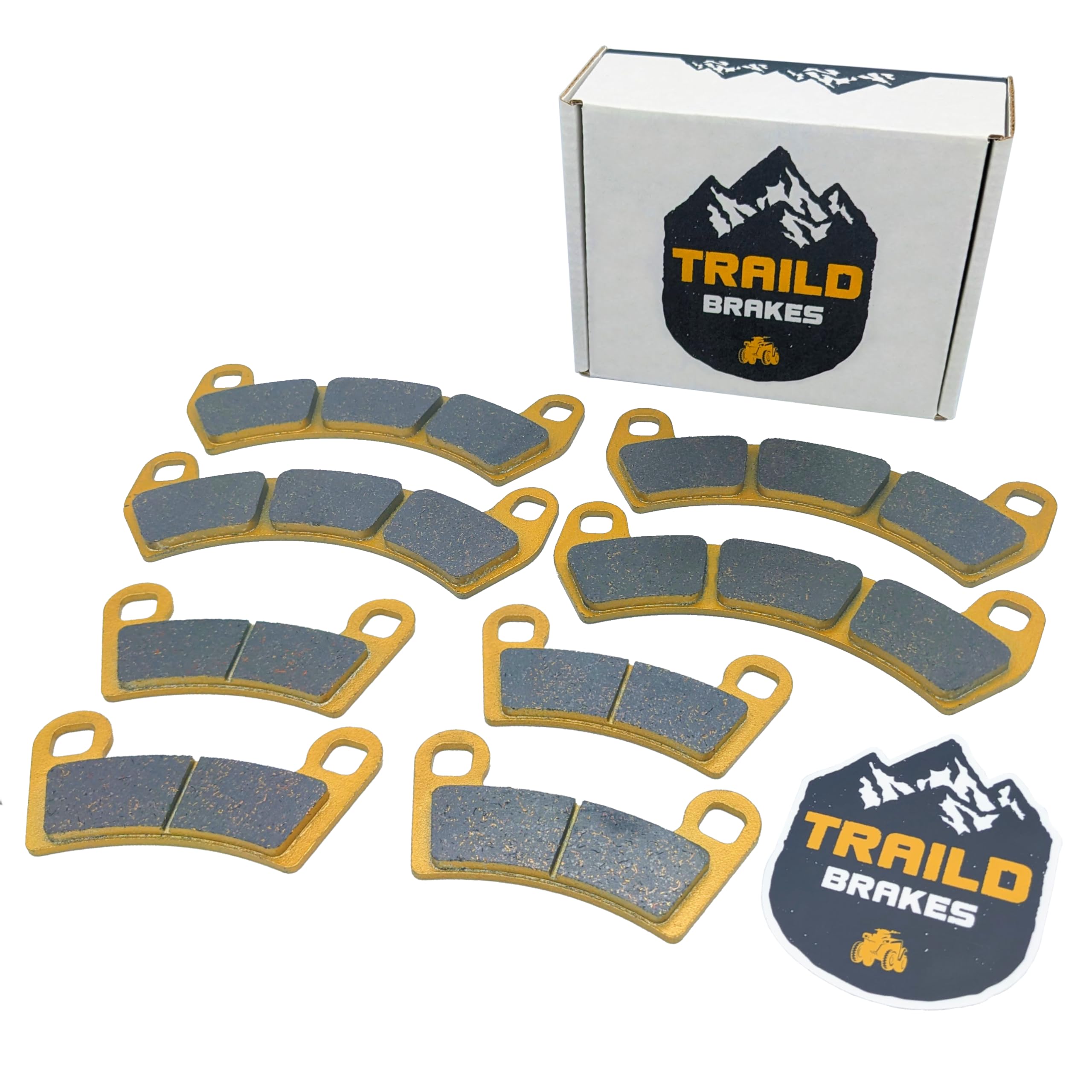 Traild Polaris General XP 4 1000 2020-2026 Ceramic Brake Pad Set Full Vehicle Set Front and Rear