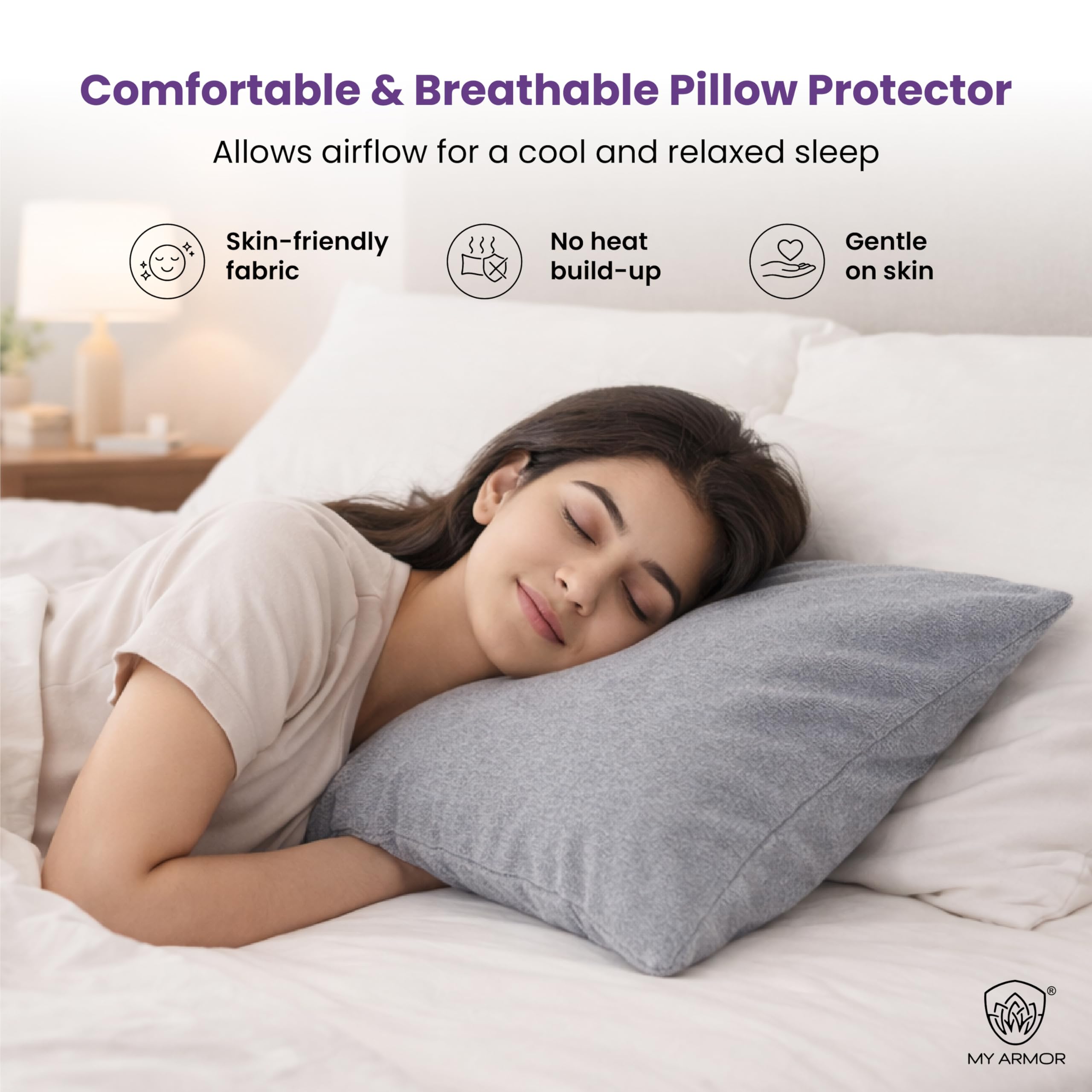 Waterproof Pillow Protectors - Set of 2 -7